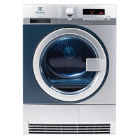 Electrolux Professional WE170P & TE1120 myPRO 8kg Washer & Condenser Dryer Stack Combo