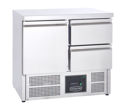 Sterling Pro Cobus SPU201-2D Undermounted Fridge Counter 2 Drawers 1 Door, 230 Litre – Commercial Refrigeration – Sterling Pro