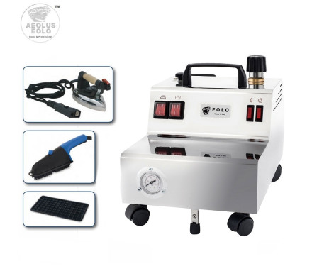 GV11 INOX 2.4 Litre boiler, iron and steam brush â€“ Ironing and Finishing Equipment for Dry Cleaners