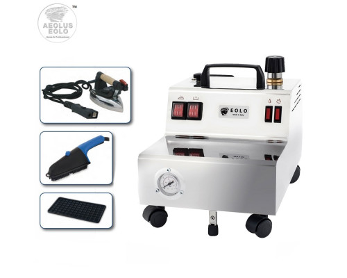 GV11 INOX 2.4 Litre boiler, iron and steam brush