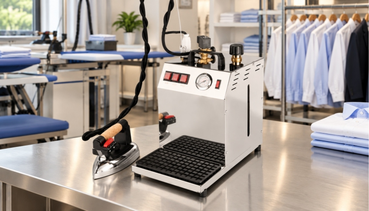 GV06 INOX Professional Steam Ironing System – 5 Litre Copper Boiler