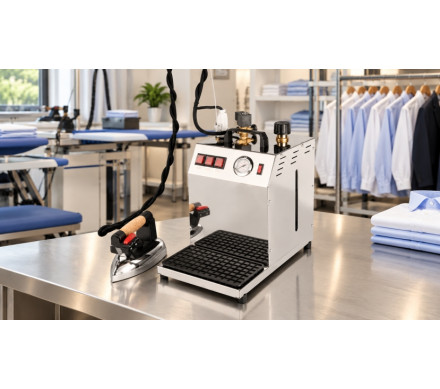 GV06 INOX Professional Steam Ironing System – 5 Litre Copper Boiler â€“  Ironing Equipment for Commercial Use