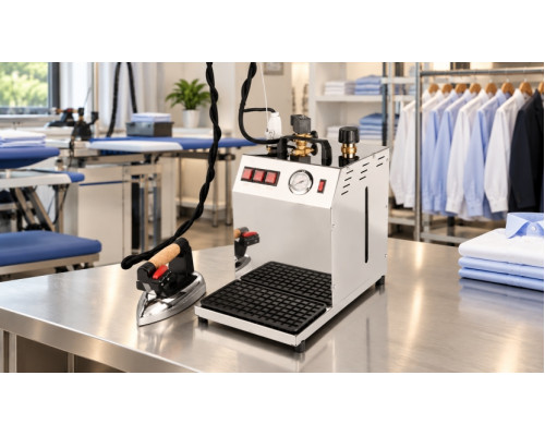 GV06 INOX Professional Steam Ironing System – 5 Litre Copper Boiler