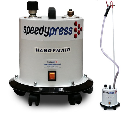 Speedypress Handy Maid 2.5 Litre Professional Garment Steamer â€“ Ironing and Finishing Equipment for Dry Cleaners
