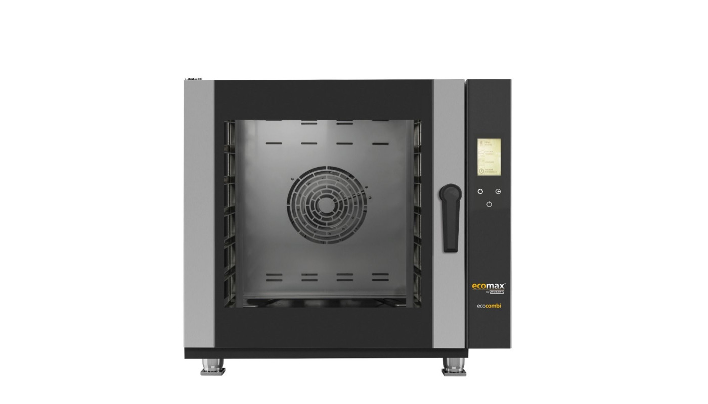 Hobart Ecomax HECMFE6 Full Touch Electric 6 x 1/1GN Grid Combi Oven, 9.5kW