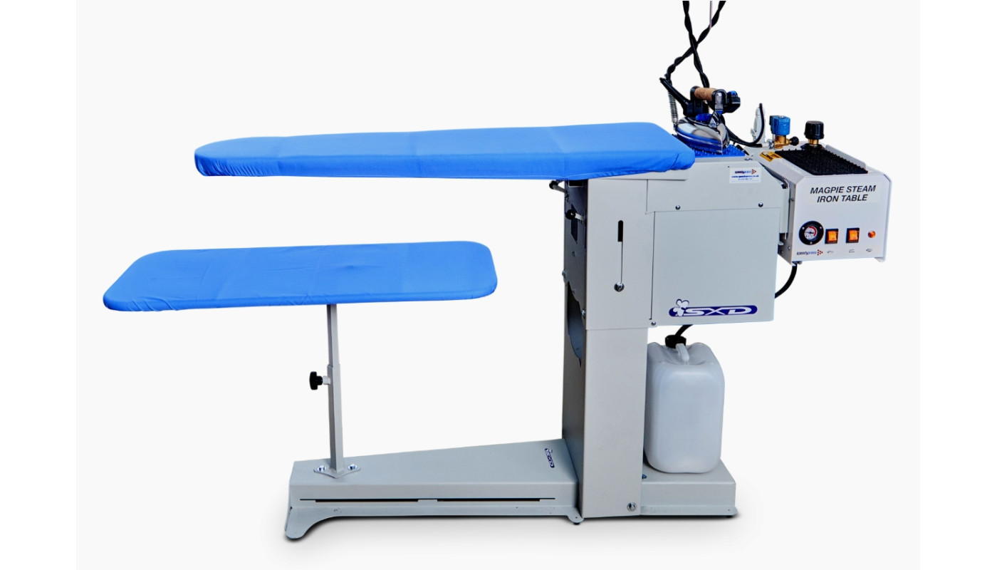 Deluxe Vacuum Table + Magpie 5L Boiler Package - British-Built Professional Ironing System | TIECO