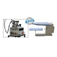 Pressmaster Extra Wide Ironing Table + Magpie 5L Boiler Package - Best-Seller | TIECO