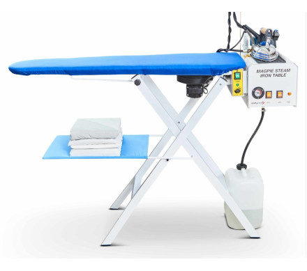 Magpie Ironing System – 5 Litre Boiler & Heated Vacuum Table â€“ Ironing and Finishing Equipment for Dry Cleaners
