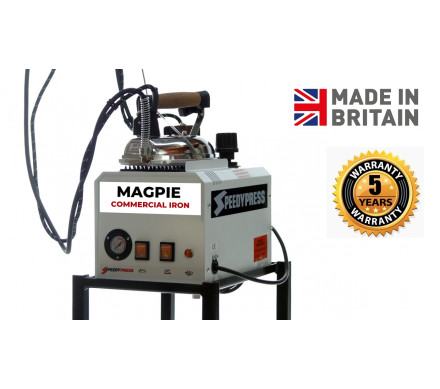 Magpie 5 Litre British-Made Steam Boiler & Professional Iron 5 Year warranty â€“ Industrial Steam Generators