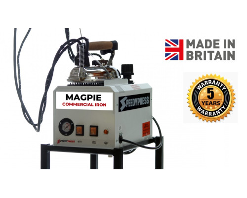 Magpie 5 Litre British-Made Steam Boiler & Professional Iron 5 Year warranty
