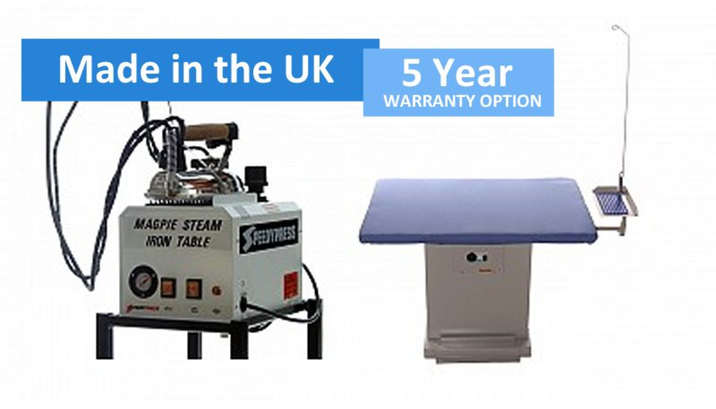 Magpie 5 Litre Boiler, Iron and Rectangular Heated Ironing Table