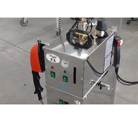 Sanitiser Steam Generator with Steam Gun, Steam Air brush and Iron – Commercial Steam Boiler & Iron – Comel Ironing Equipment