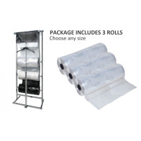 Garment Cover Dispenser + 3 Polyrolls