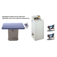 Speedypress 4kW Boiler, Two Irons and a Rectangular Table
